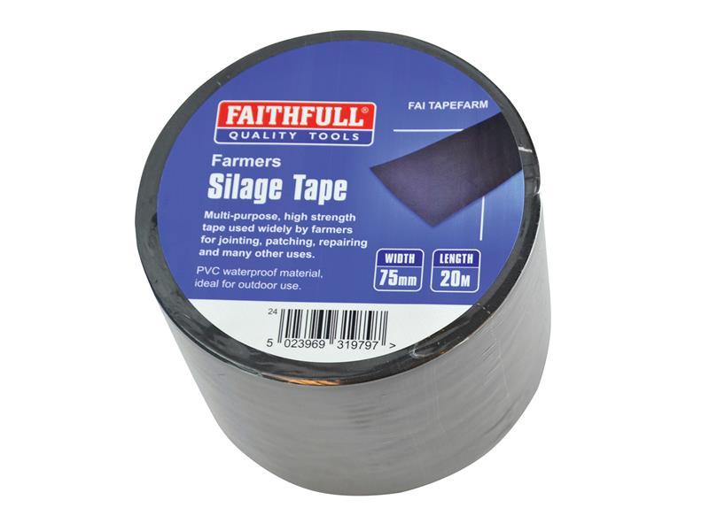 Faithfull Farmer's Silage Tape 75mm x 20m