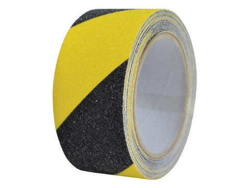 Anti-Slip Tape 50mm x 5m Black & Yellow Hazard                                  