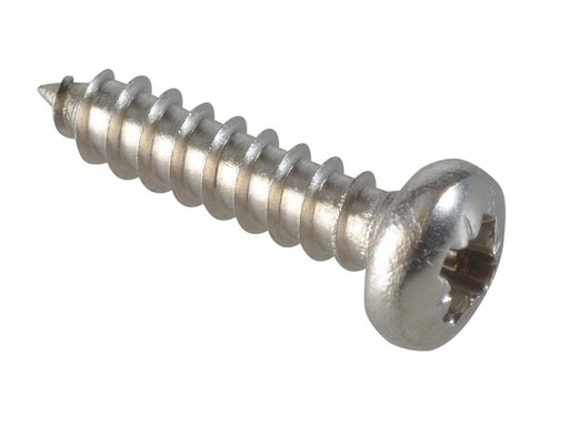 Self-Tapping Screw Pozi Compatible Pan A2 SS 1/2in x 4 ForgePack 60             