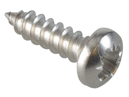 Self-Tapping Screw Pozi Compatible Pan A2 SS 1/2in x 6 ForgePack 60             