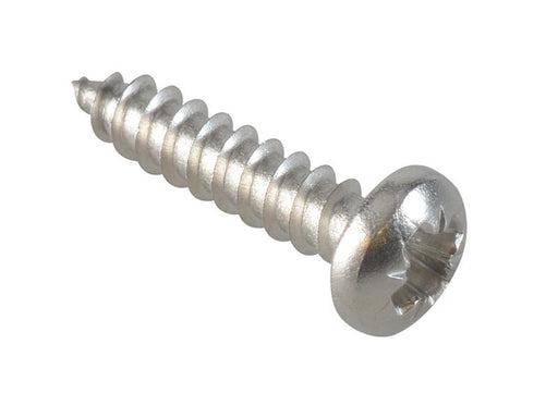 Self-Tapping Screw Pozi Compatible Pan A2 SS 5/8in x 6 ForgePack 50             