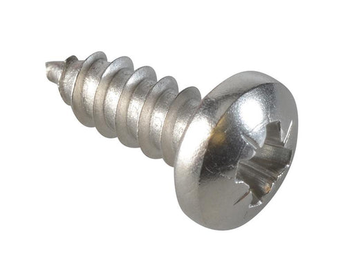 Self-Tapping Screw Pozi Compatible Pan A2 SS 1/2in x 10 ForgePack 25            