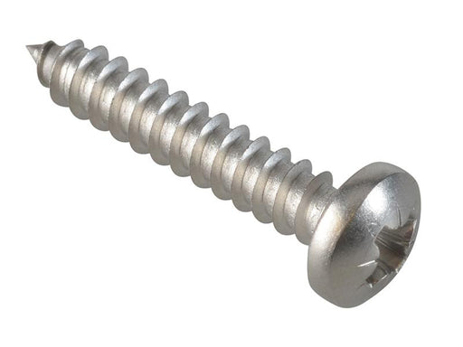 Self-Tapping Screw Pozi Compatible Pan A2 SS 1in x 10 ForgePack 15              
