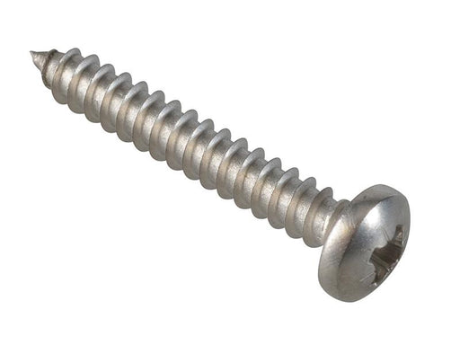Self-Tapping Screw Pozi Compatible Pan A2 SS 1.1/4in x 10 ForgePack 12          