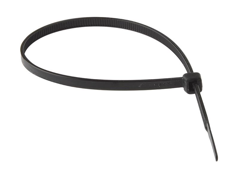 ForgeFix Cable Tie Black 4.8 x 300mm (Bag 100)