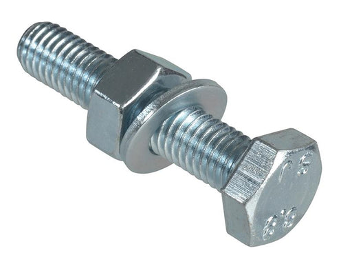 High Tensile Set Screw ZP M10 x 50mm Forge Pack 2                               