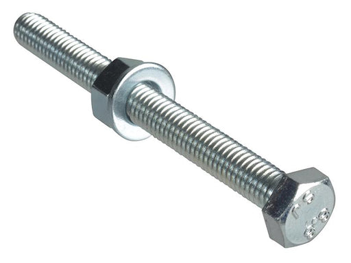 High Tensile Set Screw ZP M8 x 80mm Forge Pack 2                                