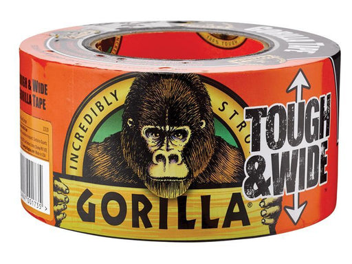 Gorilla Tape® Tough & Wide 73mm x 27m Black                                     