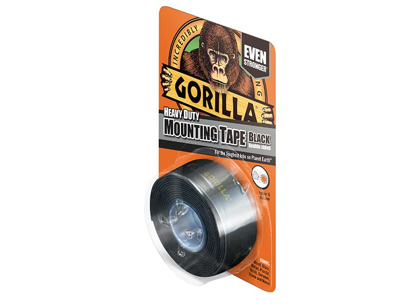 Gorilla Heavy-Duty Mounting Tape 25.4mm x 1.52m Black