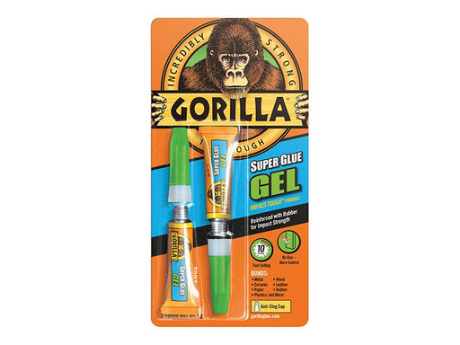 Gorilla Superglue Gel 3g (Twin Pack)                                            