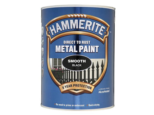 Direct to Rust Smooth Finish Metal Paint Black 5 Litre                          