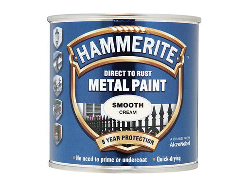 Direct to Rust Smooth Finish Metal Paint Cream 250ml                            