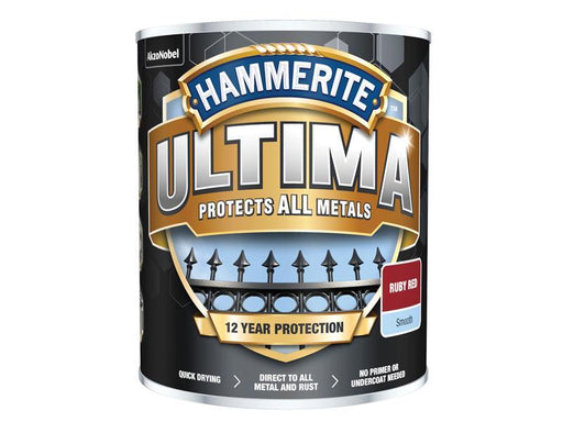 Ultima Metal Paint Smooth Ruby Red 750ml                                        