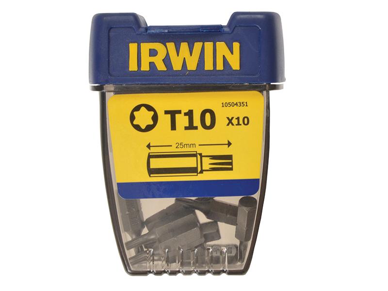 Screwdriver Bits TORX TX10 x 25mm (Pack 10)