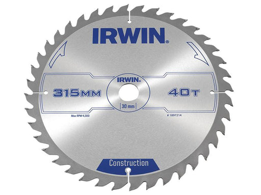 General Purpose Table & Mitre Saw Blade 315 x 30mm x 40T ATB                    