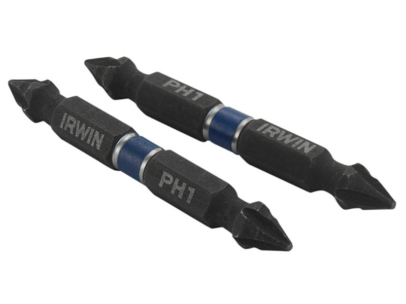 Impact Double-Ended Screwdriver Bits Phillips PH1 60mm (Pack 10)