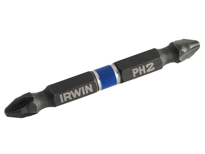 Impact Double-Ended Screwdriver Bits Phillips PH2 60mm (Pack 2)