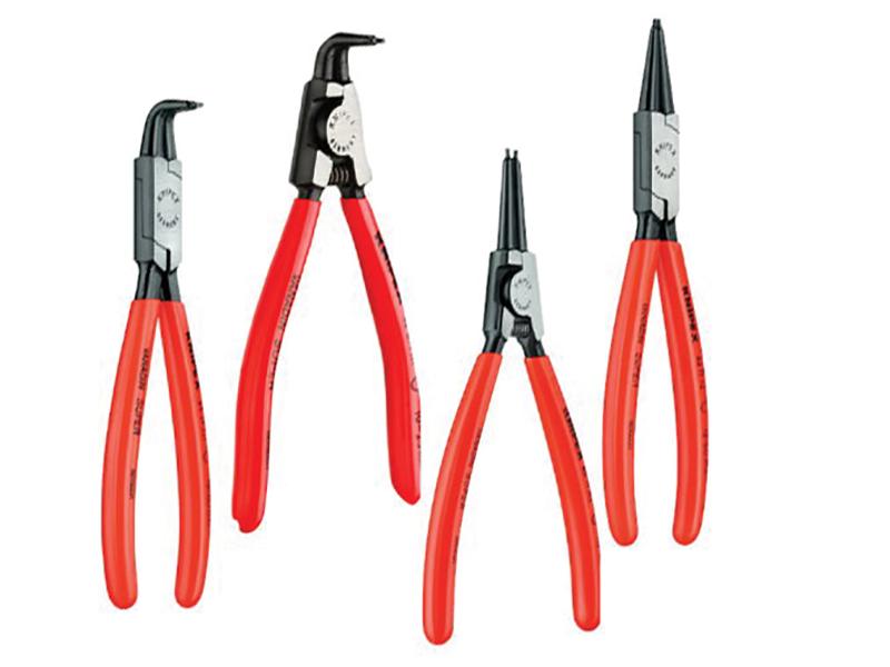 Circlip Pliers Set in Roll, 4 Piece