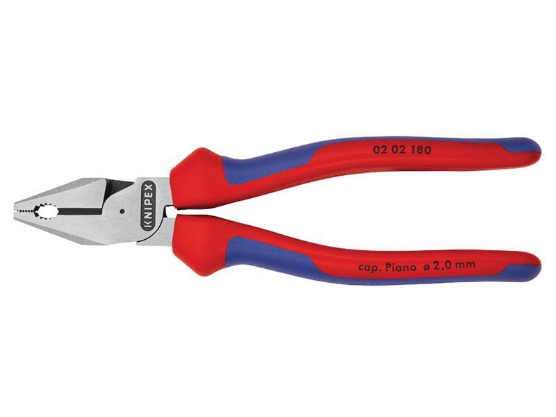 High Leverage Combination Pliers Multi-Component Grip 180mm (7in)