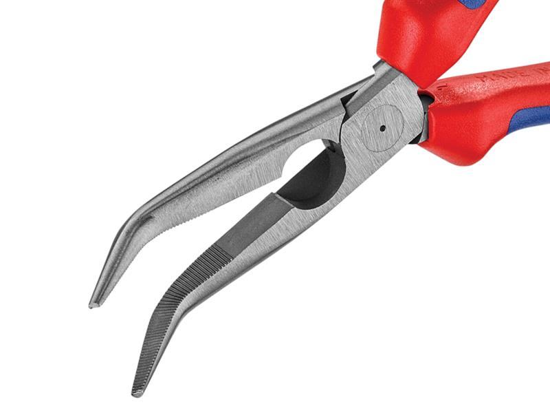 Bent Snipe Nose Side Cutting Pliers Multi-Component Grip 200mm (8in)