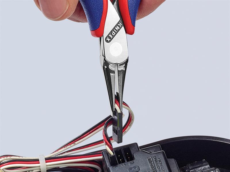Electronics Flat Jaw Pliers Multi-Component Grip 115mm