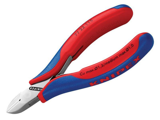 Electronic Diagonal Cut Pliers - Round Non-Bevelled 115mm                       