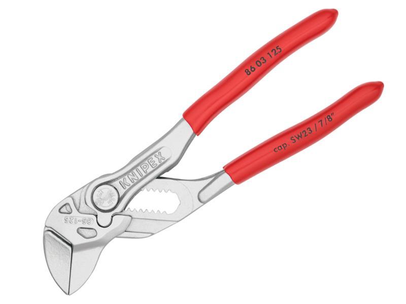 Mini Pliers Wrench PVC Grips 125mm - 23mm Capacity