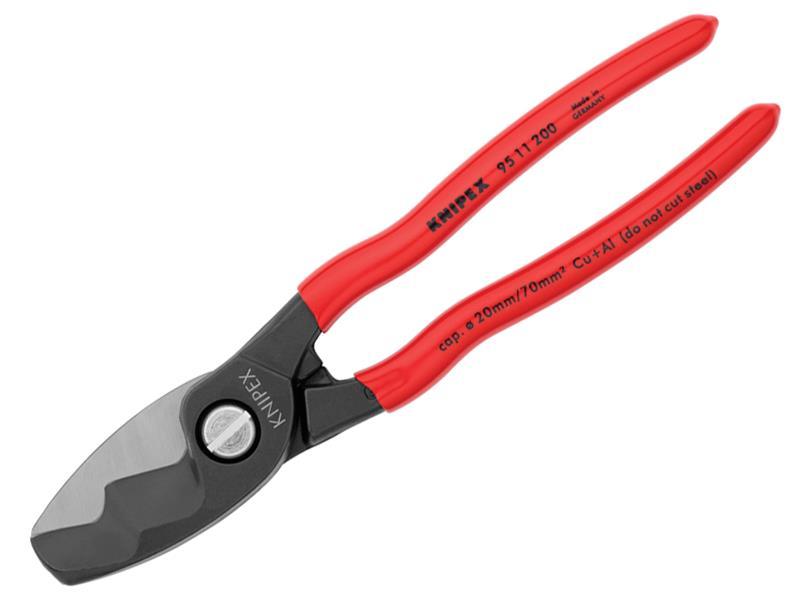 Cable Shears Twin Cutting Edge PVC Grip 200mm (8in)