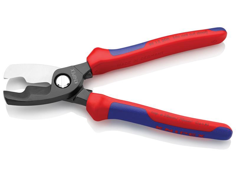 Cable Shears Twin Cutting Edge Multi-Component Grip 200mm (8in)