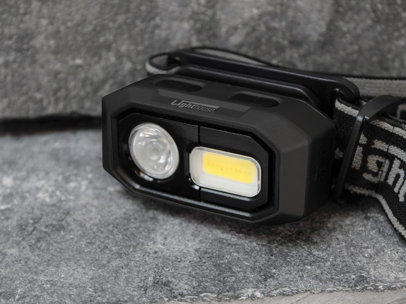 Elite Rechargeable LED Sensor Headlight 300 lumens