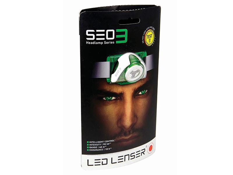 SEO3 LED Headlamp - Green (Test-It Pack)