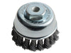 Knot Cup Brush 65mm M10x1.25, 0.50 Steel Wire                                   