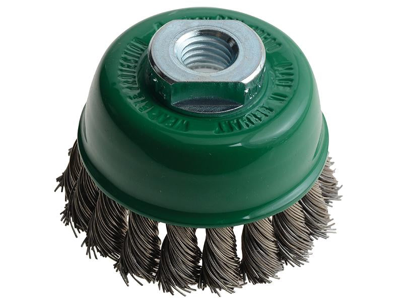 Knot Cup Brush 65mm M14x2.0, 0.50 Stainless Steel Wire                          