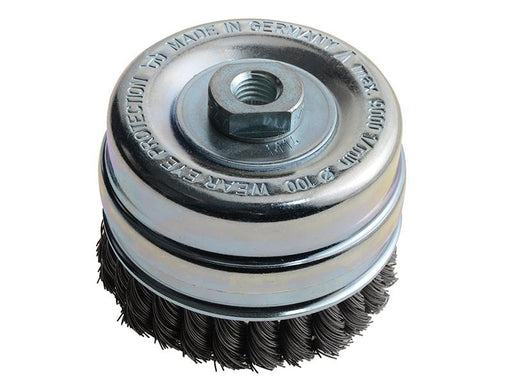 Knot Cup Brush 100mm M14x2.0, 0.50 Steel Wire*                                  