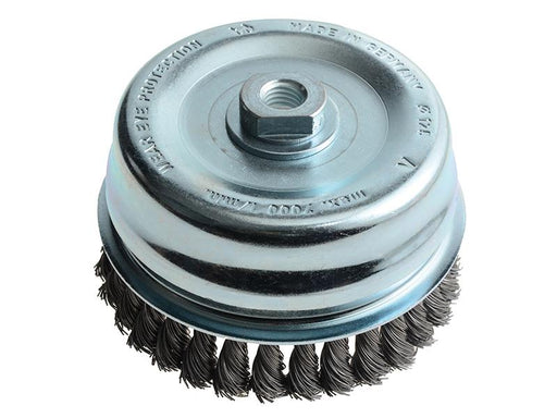 Knot Cup Brush 125mm M14x2.0, 0.50 Steel Wire*                                  