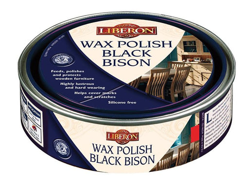 Wax Polish Black Bison Yew 500ml                                                