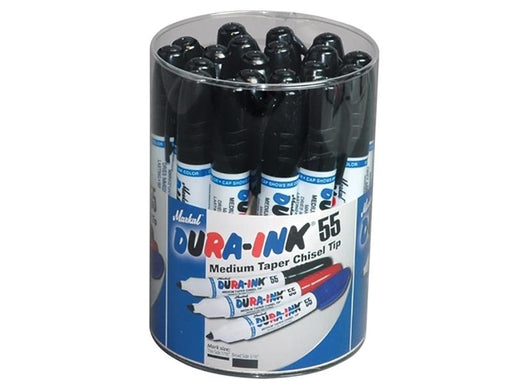 DURA-INK® 55 Medium Taper Marker Black (Tub 20)                                 