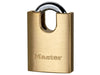 Solid Brass 40mm Padlock 5-Pin Shrouded Shackle                                 