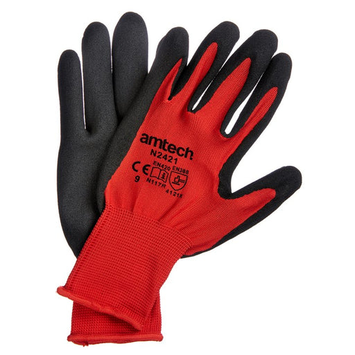 Nitrile Performance Work Gloves Large (Size: 9)