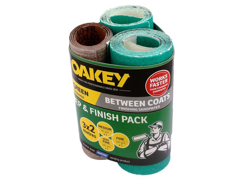 Prep & Finish Assorted 115mm x 2m (Pack 3)                                      