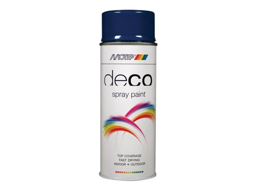 Deco Spray Paint High Gloss RAL 5010 Gentian Blue 400ml                         