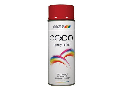 Deco Spray Paint High Gloss RAL 3002 Carmine Red 400ml                          
