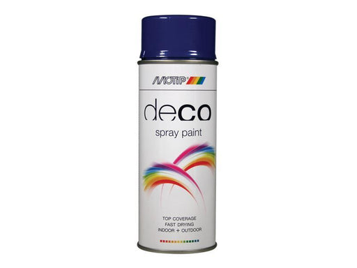 Deco Spray Paint High Gloss RAL 5002 Ultramarine Blue 400ml                     