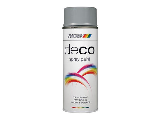 Deco Spray Paint High Gloss RAL 7001 Silver Grey 400ml                          