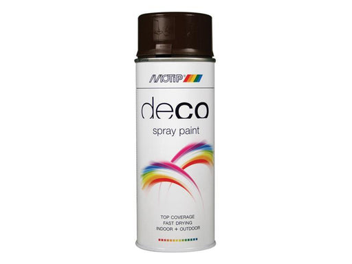 Deco Spray Paint High Gloss RAL 8017 Chocolate Brown 400ml                      