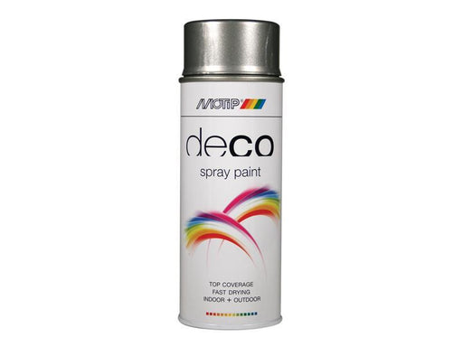 Deco Spray Paint High Gloss RAL 9007 Grey Aluminium 400ml                       
