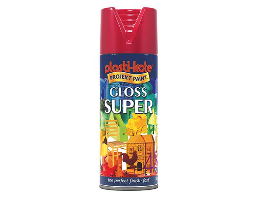 Gloss Super Spray Bright Red 400ml                                              