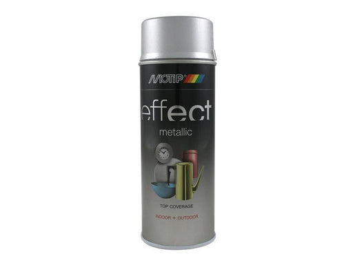 Deco Effect Metallic Spray Paint Silver 400ml                                   