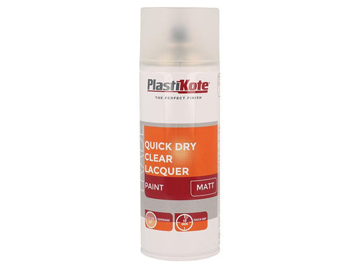 Trade Quick Dry Clear Lacquer Spray Matt 400ml                                  