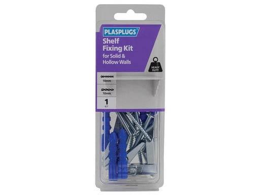 Shelf Fixing Kit for Solid & Hollow Walls                                       